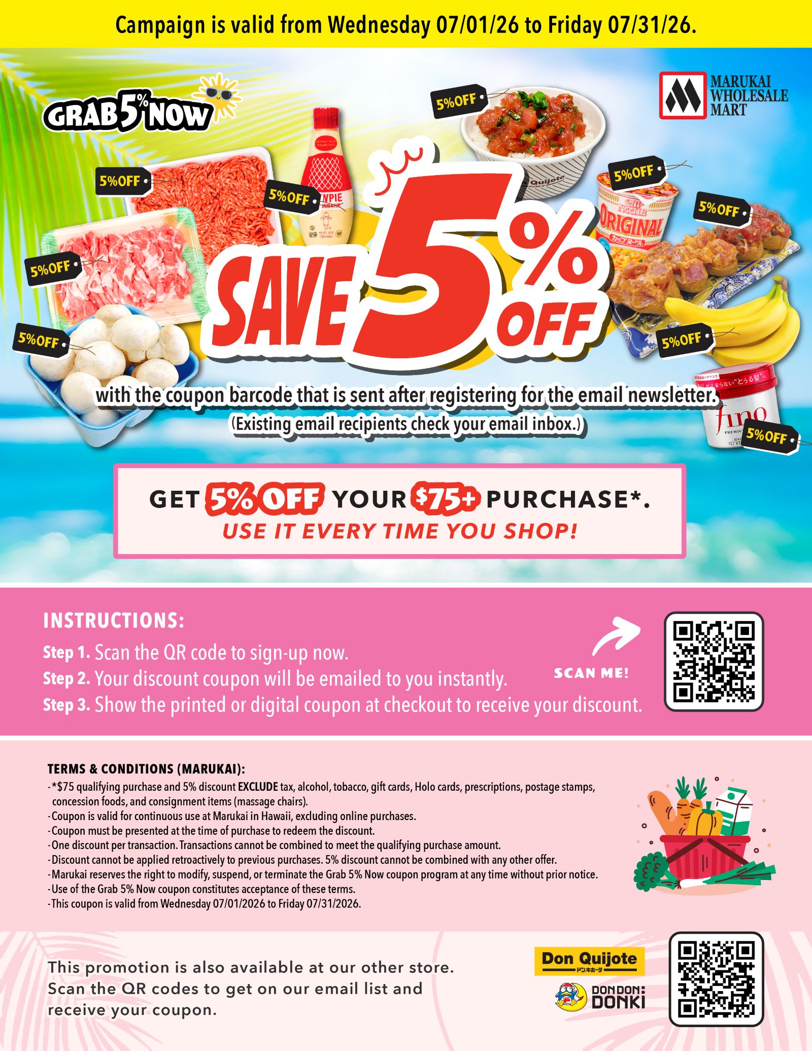 Grab 5%