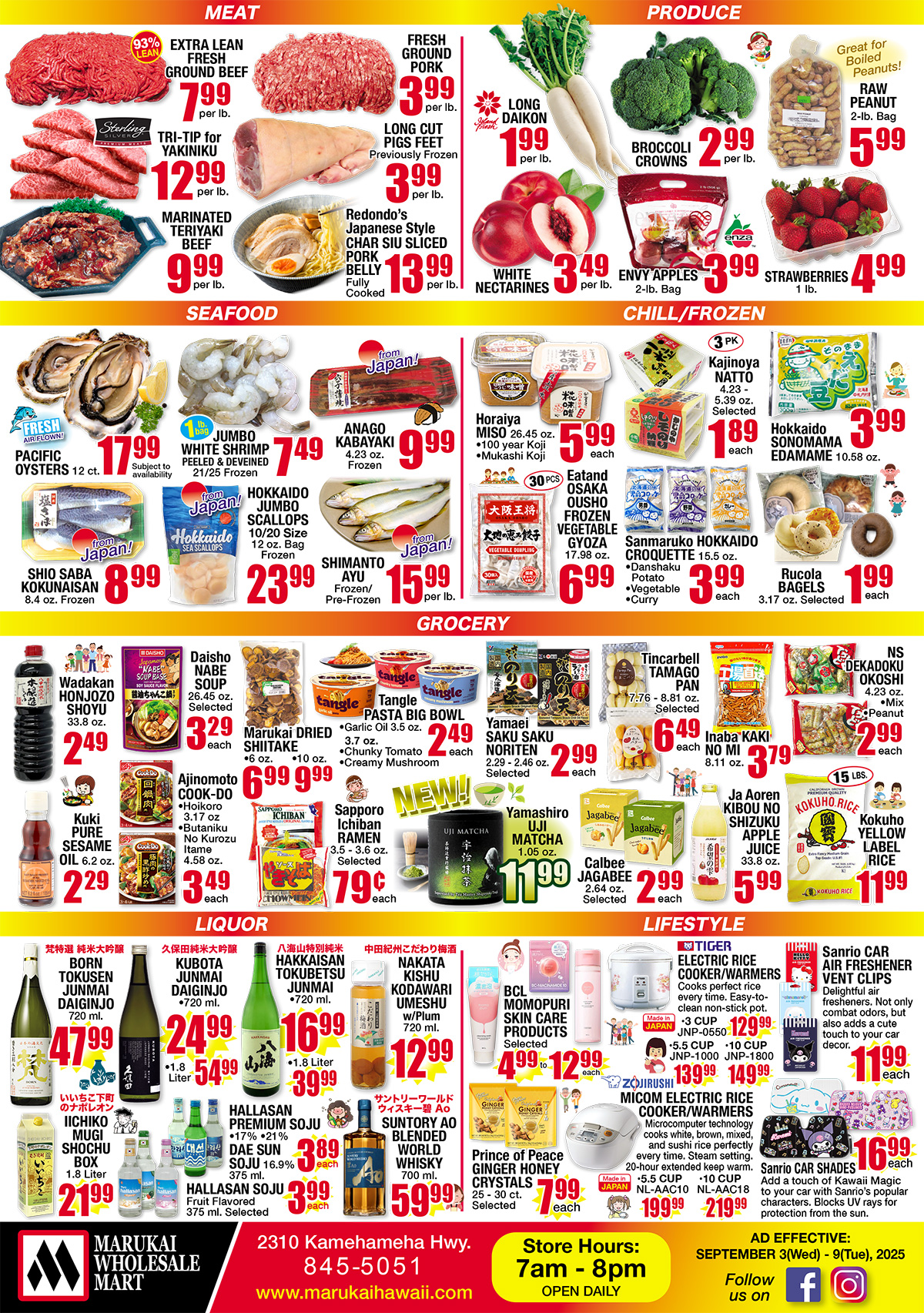 Weekly Flyer Wed, September 03, 2025 - Tue, September 09, 2025