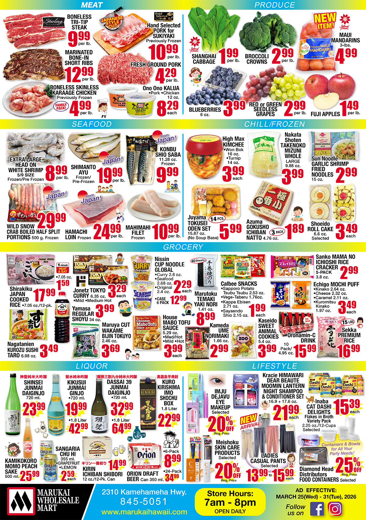 Weekly Flyer Wed, Mar 25, 2026 - Tue, Mar 31, 2026