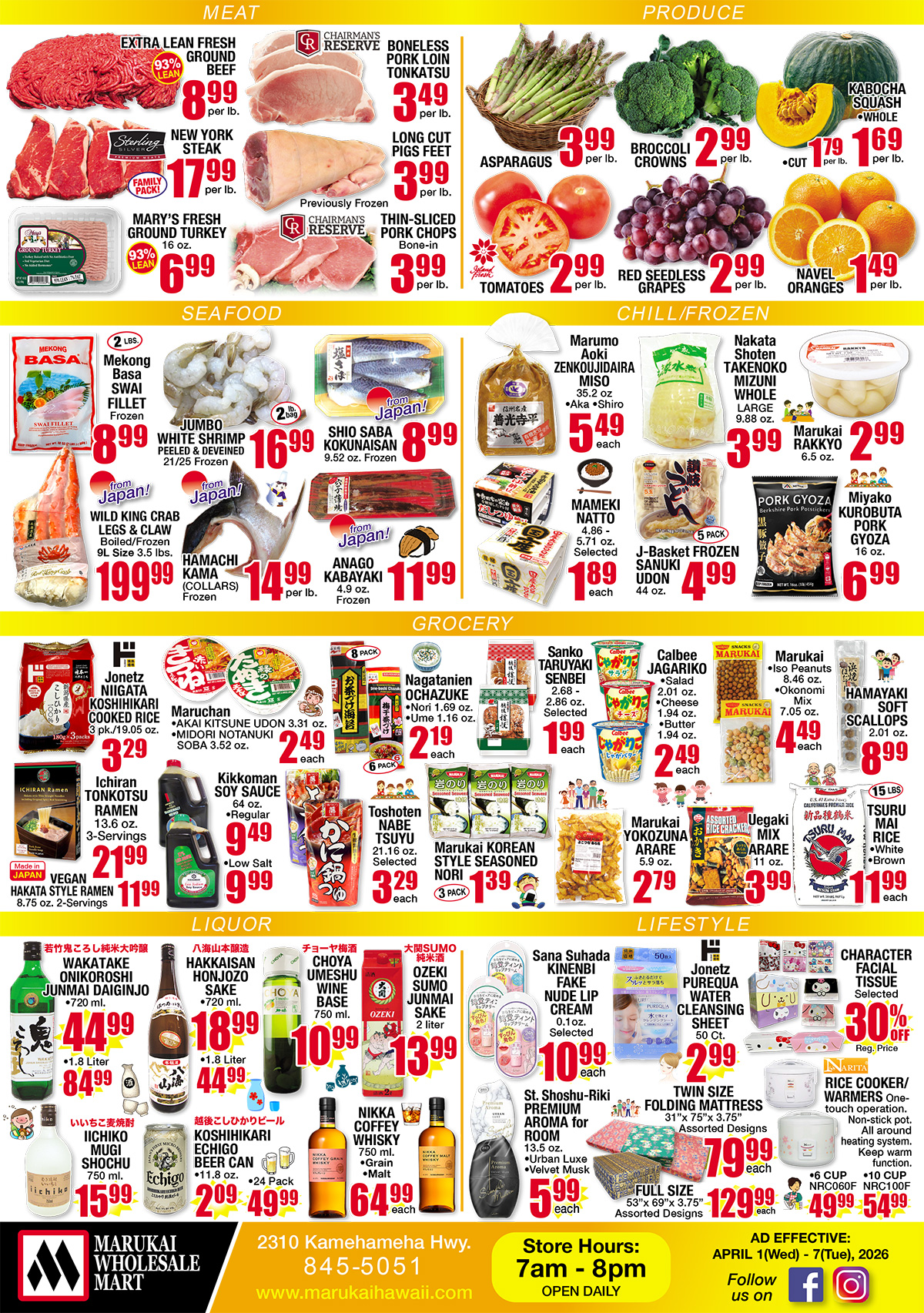 Weekly Flyer Wed, Apr 01, 2026 - Tue, Apr 07, 2026