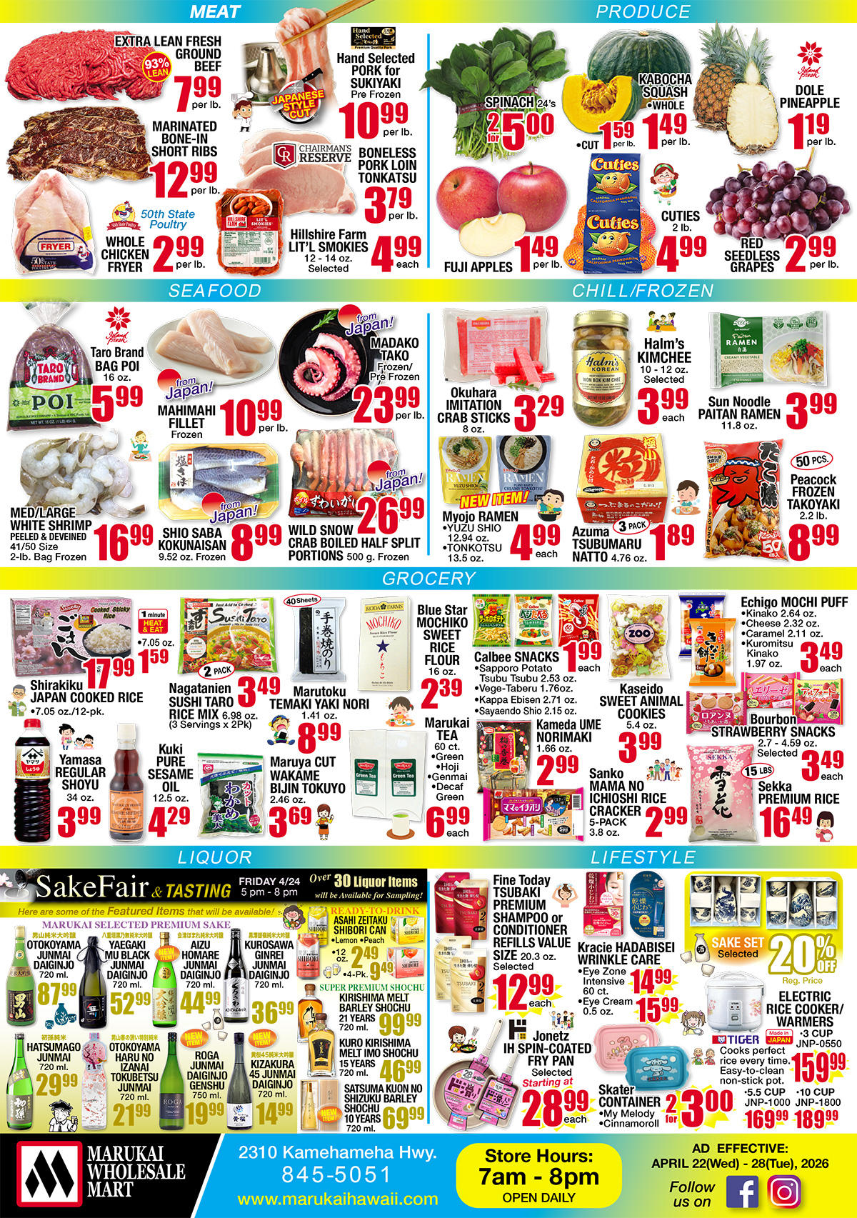 Weekly Flyer Wed, Apr 22, 2026 - Tue, Apr 28, 2026