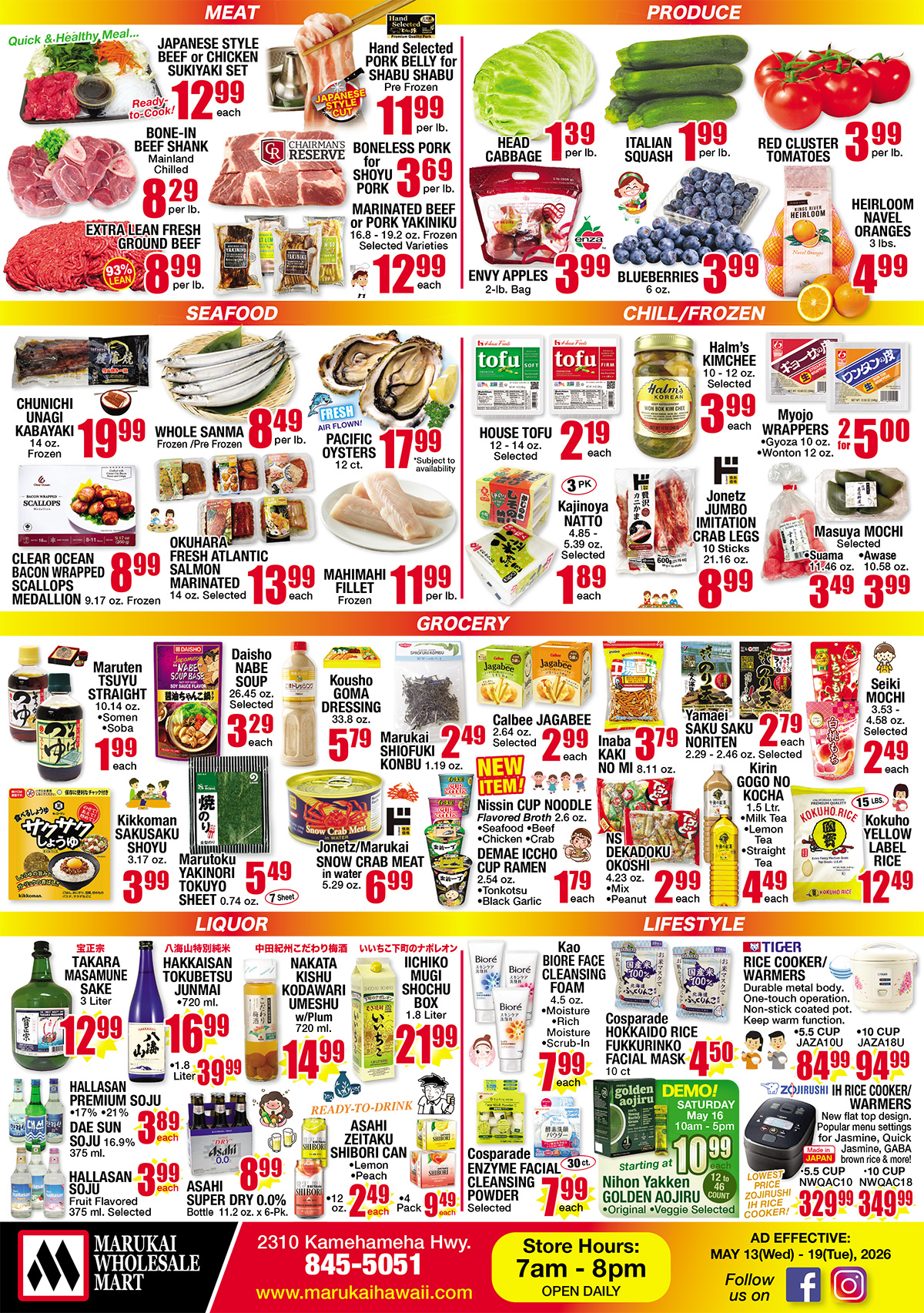 Weekly Flyer Wed, May 13, 2026 - Tue, May 19, 2026