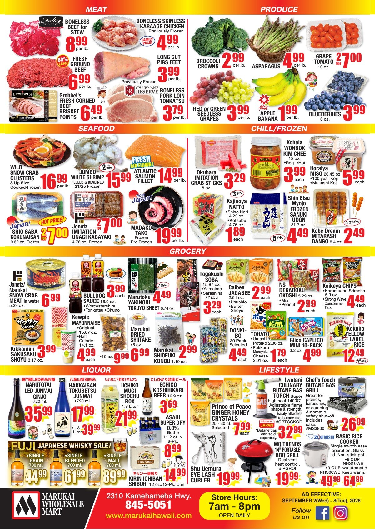 Weekly Flyer Wed, Sep 2, 2026 - Tue, Sep 8, 2026