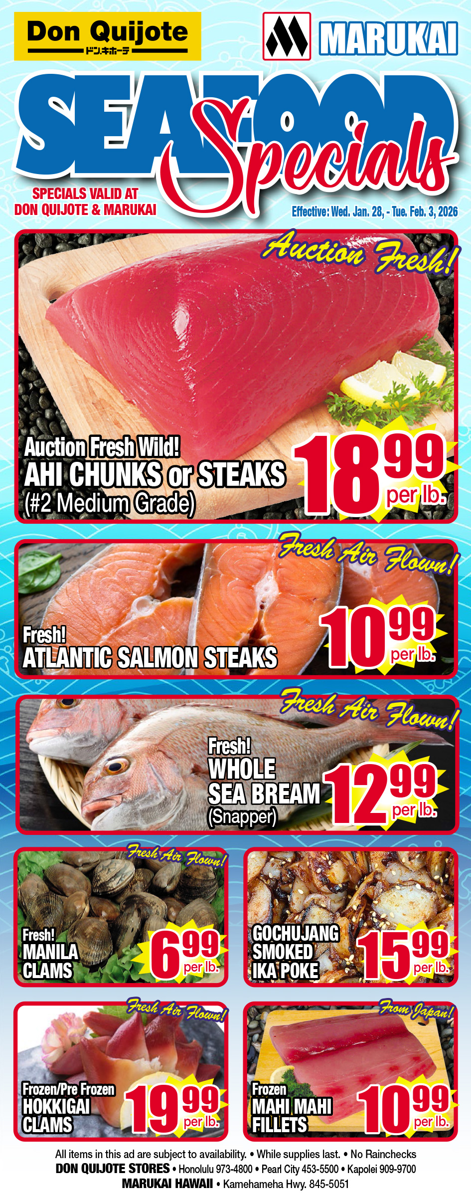 Seafood Flyer Wed, Jan 28, 2026 - Tue, Feb 03, 2026