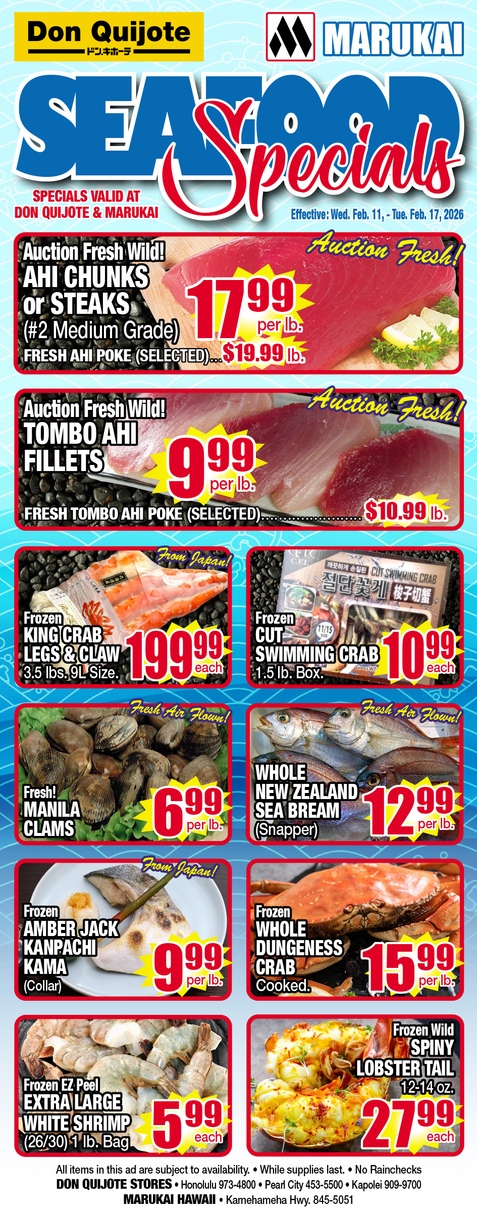 Seafood Flyer Wed, Feb 11, 2026 - Tue, Feb 17, 2026