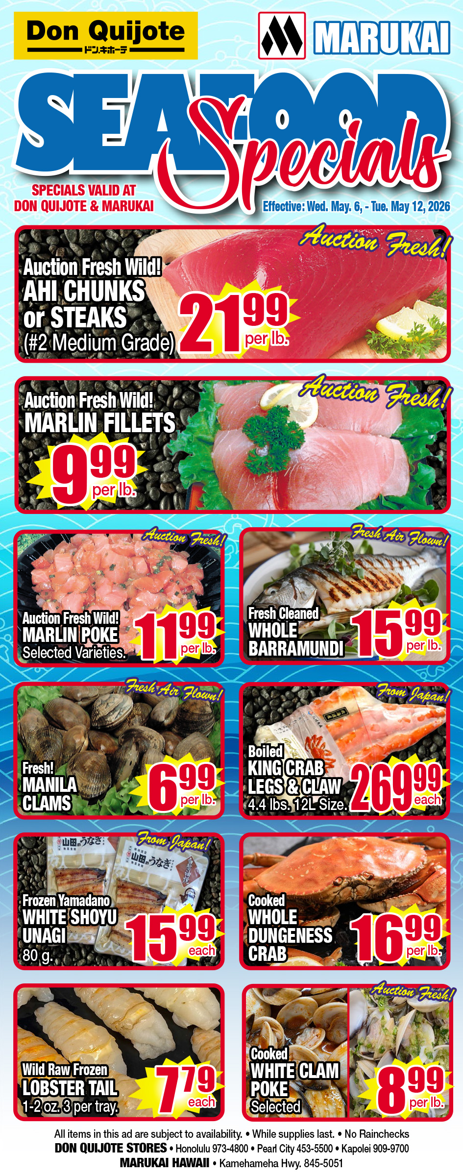 Seafood Flyer Wed, May 06, 2026 - Tue, May 12, 2026