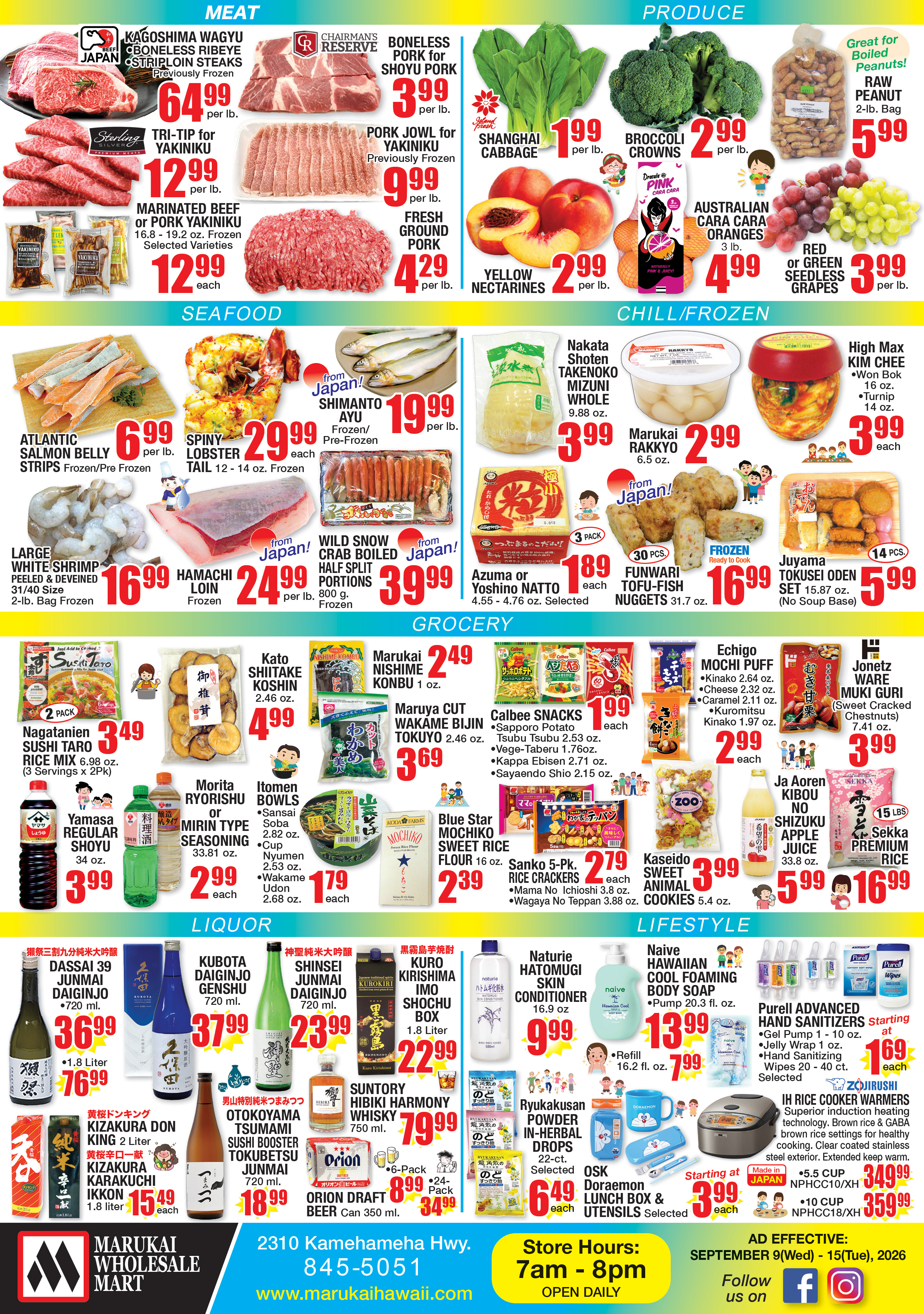Weekly Flyer Wed, Sep 9, 2026 - Tue, Sep 15, 2026