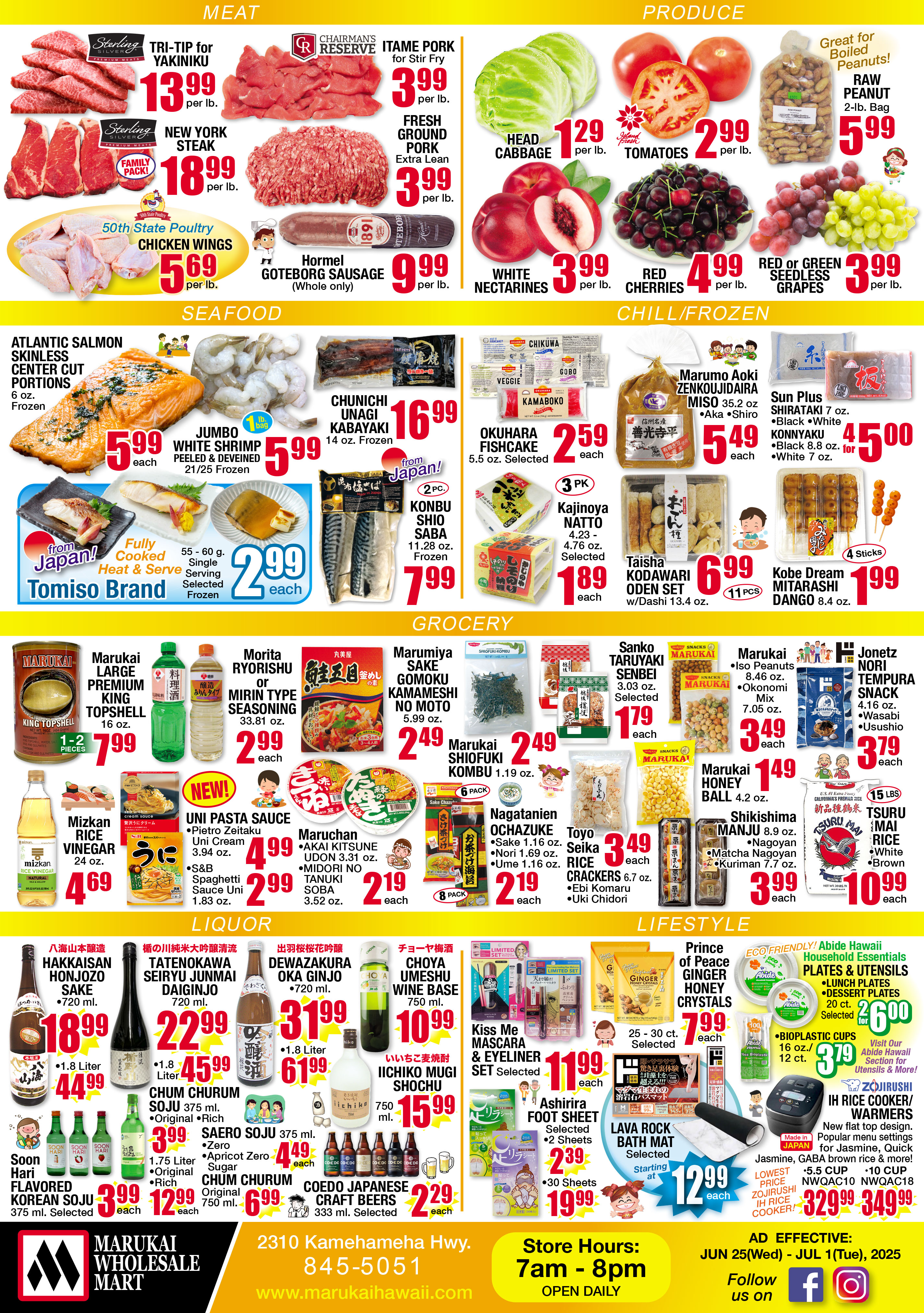 Weekly Flyer Wed, June 25, 2025 - Tues, July 01, 2025	