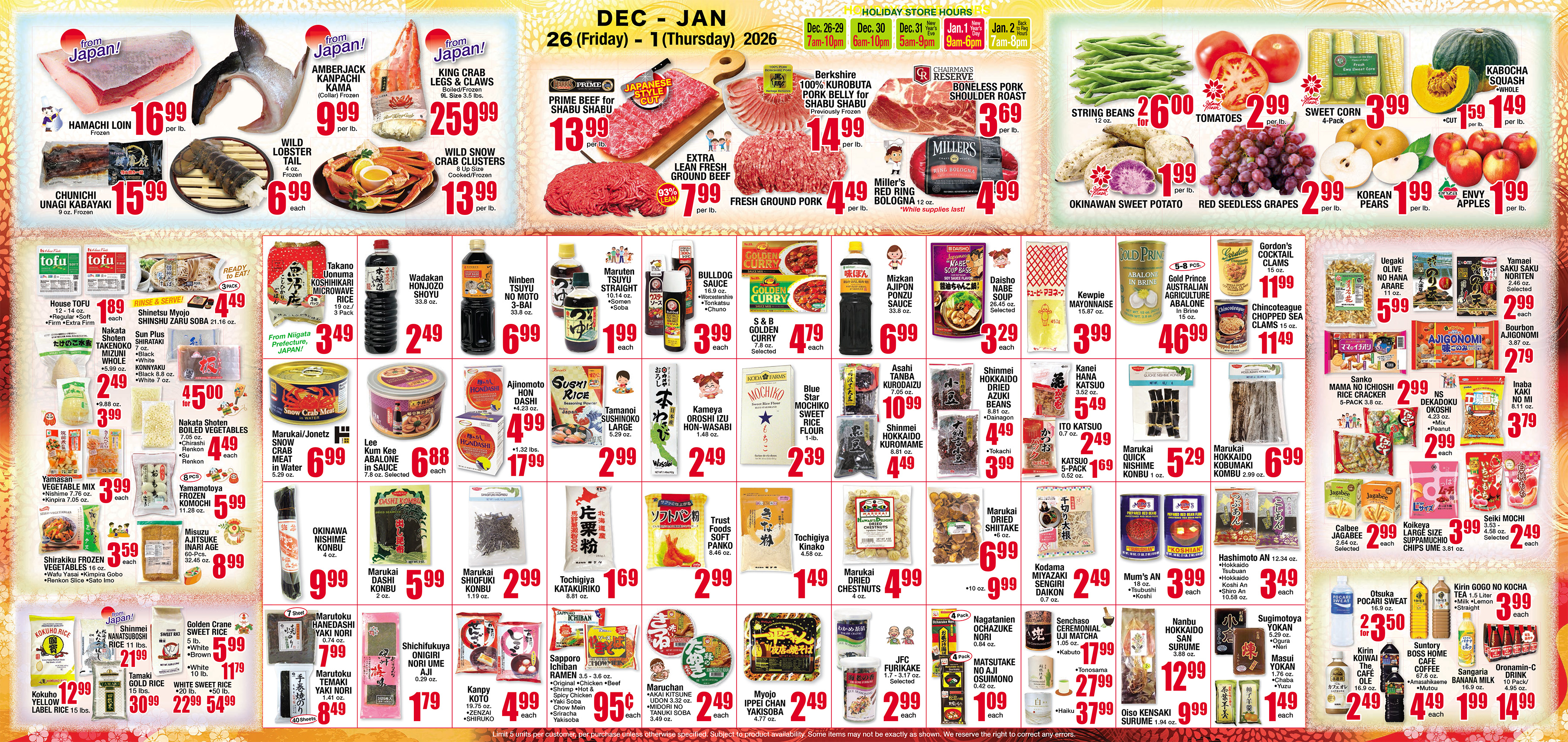 Weekly Flyer Fri, Dec 26, 2025 - Thu, Jan 01, 2026