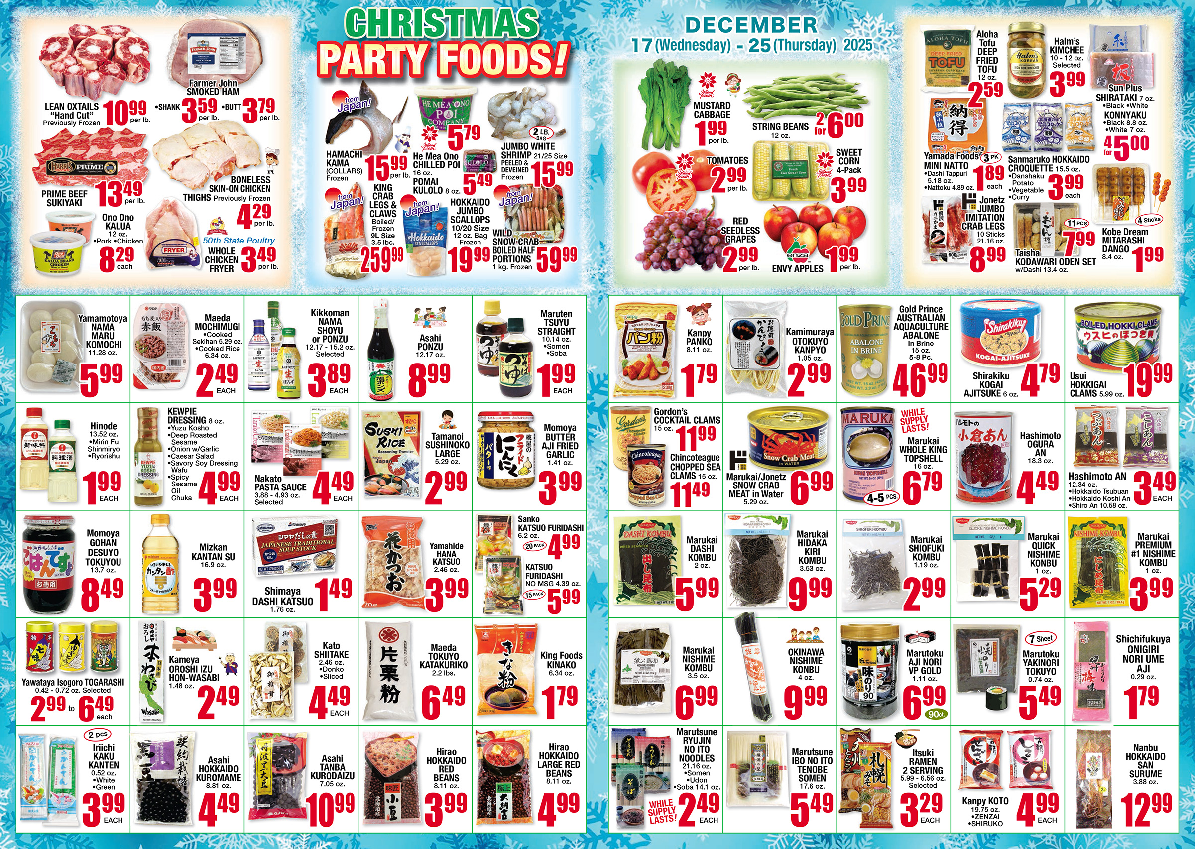 Weekly Flyer Wed, Dec 17, 2025 - Thu, Dec 25, 2025