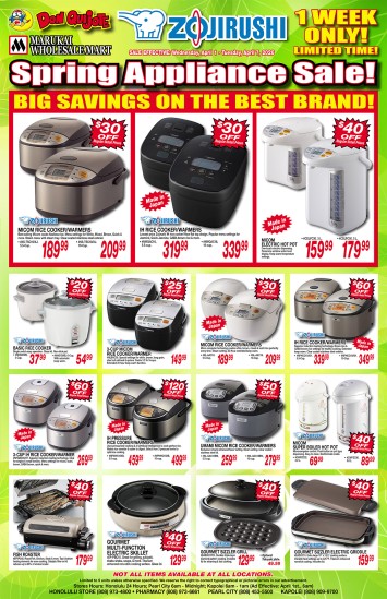 Zojirushi Spring Appliance Sale 2026!