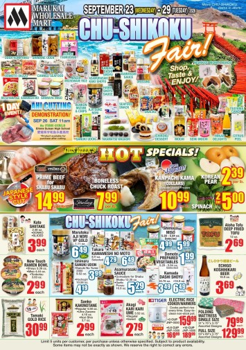 Weekly Flyer Wed, Sep 23, 2026 - Tue, Sep 29, 2026