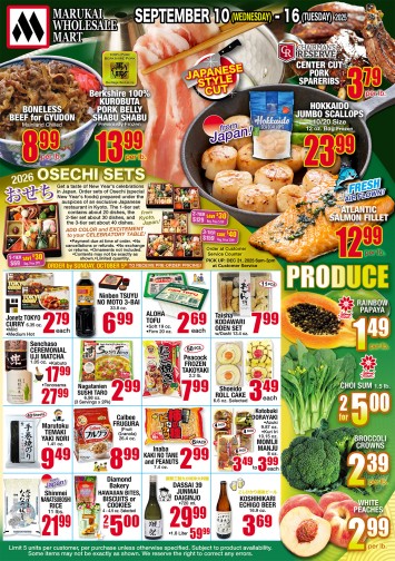 Weekly Flyer Wed, September 10, 2025 - Tue, September 16, 2025