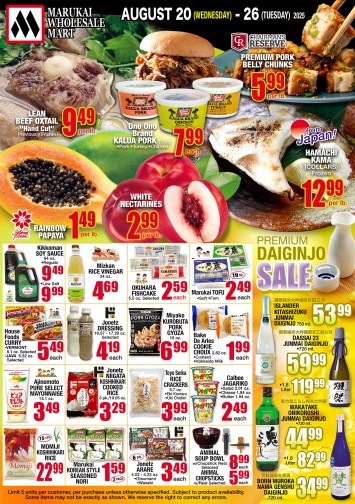 Weekly Flyer Wed, August 20, 2025 - Tues, August 26, 2025