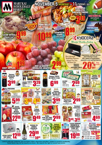 Weekly Flyer Wed, November 05, 2025 - Tue, November 11, 2025