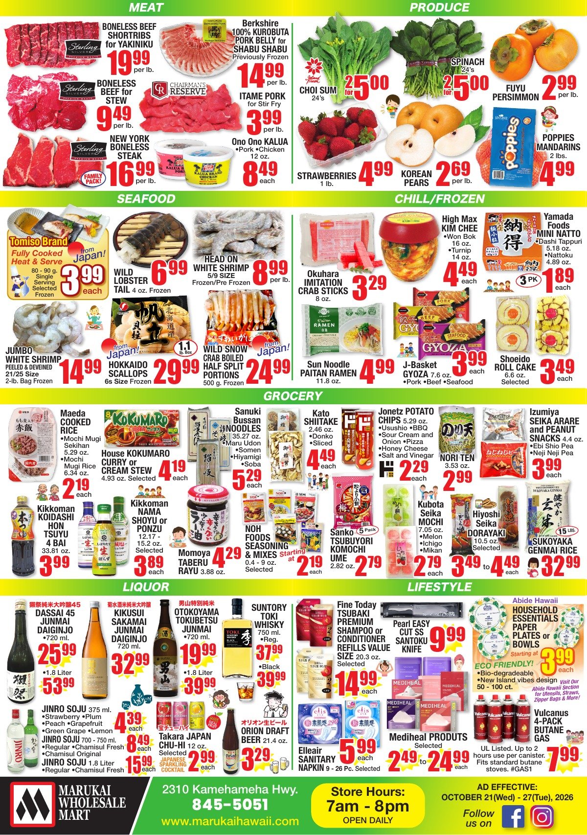 Weekly Flyer Wed, Oct 21, 2026 - Tue, Oct 27, 2026